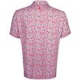 thumbnail image 2 of Vapor Cool-Stretch Men's Golf Shirt (Red), 2 of 2