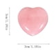 thumbnail image 3 of Piedras Preciosas Rosa Preocupación Cuarzo Natural Piedra De Corazón Cristal Palma Pulgar Inicio, 3 of 8