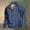 Blue, variant on Sweatshirts for Men Vintage Knit Henleys Pullover Sweatshirt Half Button Stand Collar Top with Elbow Patches Long Sleeve Casual Soft Loose Sweatshirt for Fall Winter Looks