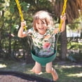 thumbnail image 5 of Ktaxon Toddler Swing, Full Bucket Baby Swing Seat with Coated Chains for Outdoor Use, Green, 5 of 6