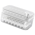 thumbnail image 2 of Double Layer Ice  Tray with Easy Release, 64Pcs Ice Maker Box for Home, Press Button Design, Food Grade Material - Convenient and Quick Ice Freezer Storage, 2 of 8