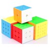 Coogam Speed Cube Set Meilong Pack Stickerless Brain Teaser Puzzle Toy for Kids Adults(2x2 3x3 4x4 5x5)