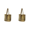 thumbnail image 2 of Youkk Restez Organisé avec Sac Fourre-Tout Spacieux Décontracté pour Femmes Sac Fourre-Tout Classique en Tissu d'Hiver pour Femmes Sacs à Bandoulière en Toile Jaune 2ensemble, 2 of 6