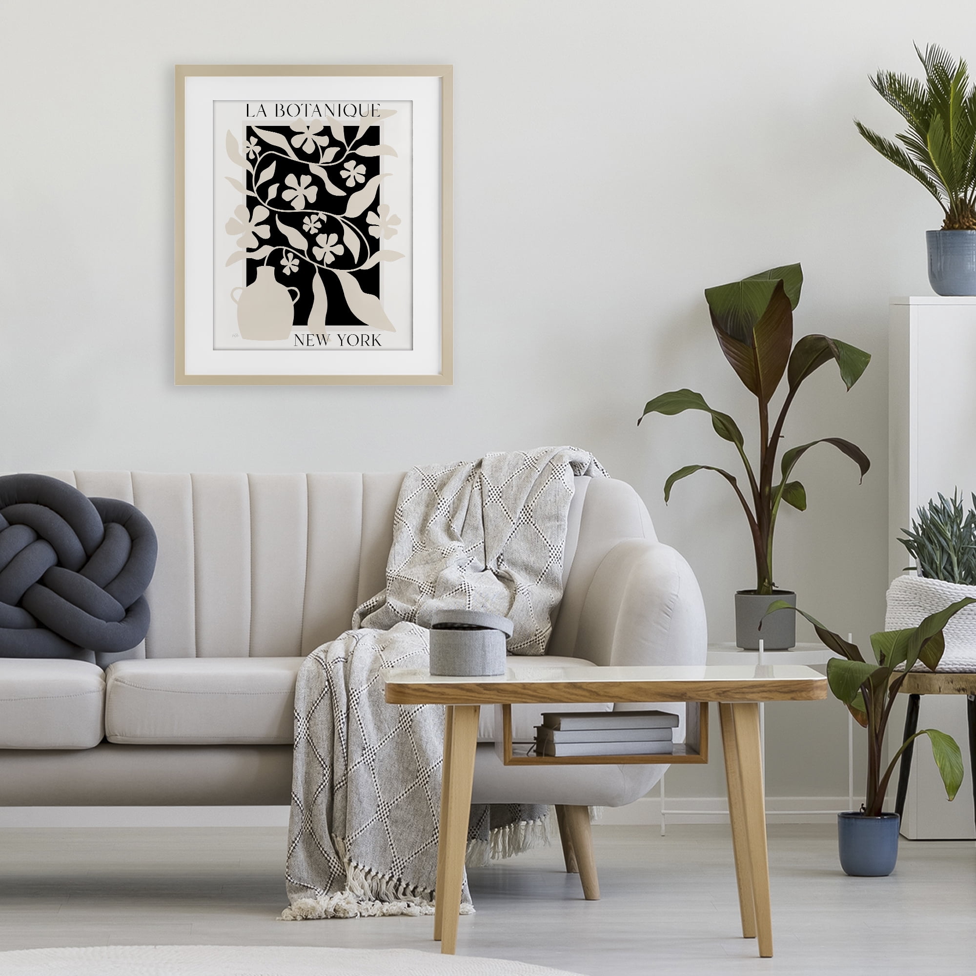 Stupell Industries La Botanique New York Birch Framed Print Under Glass, design by Natalie Carpentieri