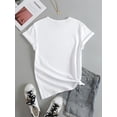 thumbnail image 3 of T-Shirt Mode Printemps/été pour Femmes avec Imprimé Cupidon Unique - Manches Courtes Décontractées, Col Rond, Lavable en Machine pour Adultes, Hommes, Femmes, Adolescents, Adolescents, Jeunes, 3 of 7