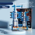 thumbnail image 1 of Aviation Spaceport Model Space Shuttle Rocket Launch Center Construction Building Blocks Spaceship KIDS Bricks Creative Toys, 1 of 4