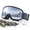 Grey / Silver - Vlt 14.1%, variant on Brown / Green - Vlt 12.2% Low Bridge Fit Sport Goggles with Anti-Fog Double Lens UV400 Protection