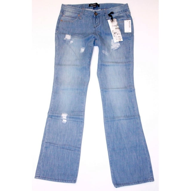 KENSIE Jeans en Denim Coupe Bottillon Coupe Ajustée Déchirés ( 27 )