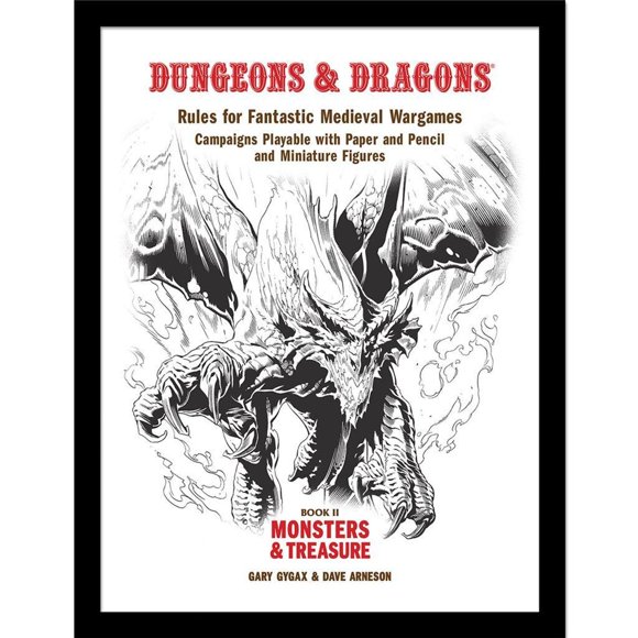Dungeons & Dragons Monsters & Treasure Framed Poster