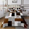 thumbnail image 1 of Erosebridal Geometry Lines Coverlet Set King,Patchwork Rectangle Bedding Set,Stripe Bedroom Decor,Breathable,3 Pieces, 1 of 5