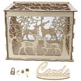 thumbnail image 1 of Graduation Card Box,Greeting Card Box DIY Wooden Gift Boxes Wedding Decorations Ultimate Reliability, 1 of 8
