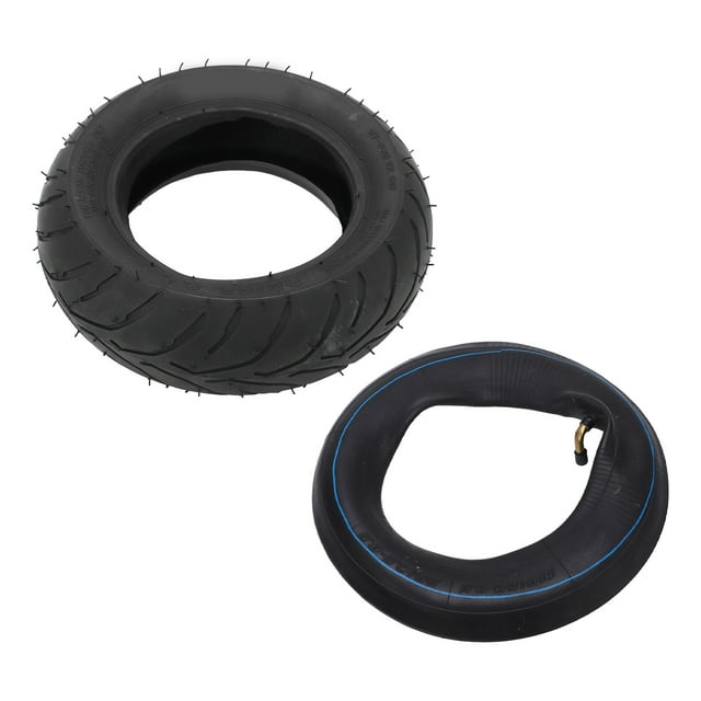 Juego de neumáticos y cámara de aire 90/65‑6.5 de caucho engrosado, repuesto para minimoto de bolsillo de 49 cc.