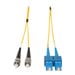 thumbnail image 2 of Tripp Lite 2M Duplex Singlemode 8.3/125 Fiber Patch Cable (SC/ST), 2 of 3