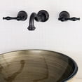 thumbnail image 2 of Kingston Brass KS3125NL Wall Mount Bathroom Faucet, Oil Rubbed Bronze, 2 of 3