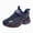 Dark Blue, variant on Zuwimk Boys Girls Kids Sneakers Running Athletic Shoes Breathable,Comfortable,Non-slip,Easy wear,Casual fashion,sport,Little/Big Kid(Beige,13-13.5 Years)