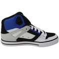 thumbnail image 2 of Dc Men's Pure High-Top Wc Black / White Blue Leather Skateboarding Shoe - 7M, 2 of 5