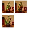 thumbnail image 2 of ziyahi Christmas Desktop Tree Ornament Home Office Table Top Glowing Tree Decor Holiday Decoration, Animal Type, 2 of 7
