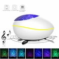 thumbnail image 4 of Proyector De Luz Nocturna Ocean Wave Bluetooth 5.0 Lámpara De Noche 8 Modos Música Usb Led Para Fiesta En El Dormitorio Inevent HA024151-01, 4 of 7