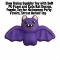 thumbnail image 2 of Slow Rising Squishy Toy with Soft Pu Foam and Cute Bat Design, Purple, for Halloween Party Favors, Relaxation Toy, 2 of 3