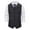Black, variant on QENGING Men's Suit Jacket Slim Fit Suit Business Waistcoat Suit Jacket Vest Casual Suit Vest for Home Party Outdoor