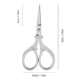 thumbnail image 3 of Sewing Shears,   Edge Stainless Steel Sewing Scissors  For DIY Crafts For Embroidery, 3 of 8