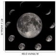 thumbnail image 2 of Wallmonkeys Moon Phases Peel and Stick Wall Decals WM153142 (48 in W x 47 in H), 2 of 4