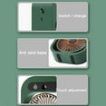 thumbnail image 4 of RoamHome Portable Desk Fan Small Quiet Desktop Mini Fan, Mute USB Rechargeable Tabletop Personal Cooling Fans for Bedroom Office, High Appearance Gift for Students Workers (Green), 4 of 9
