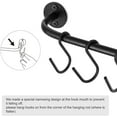 thumbnail image 4 of FFIY Mug Holder Wall Mounted Coffee Cup Rack Hanger Modern Metal Wall Rack with 10 Mug Hooks Rustic Utensil Tea Cups Storage Organizer for Kitchen Dining Room Coffee Bar, Set of 2, Black, 4 of 6