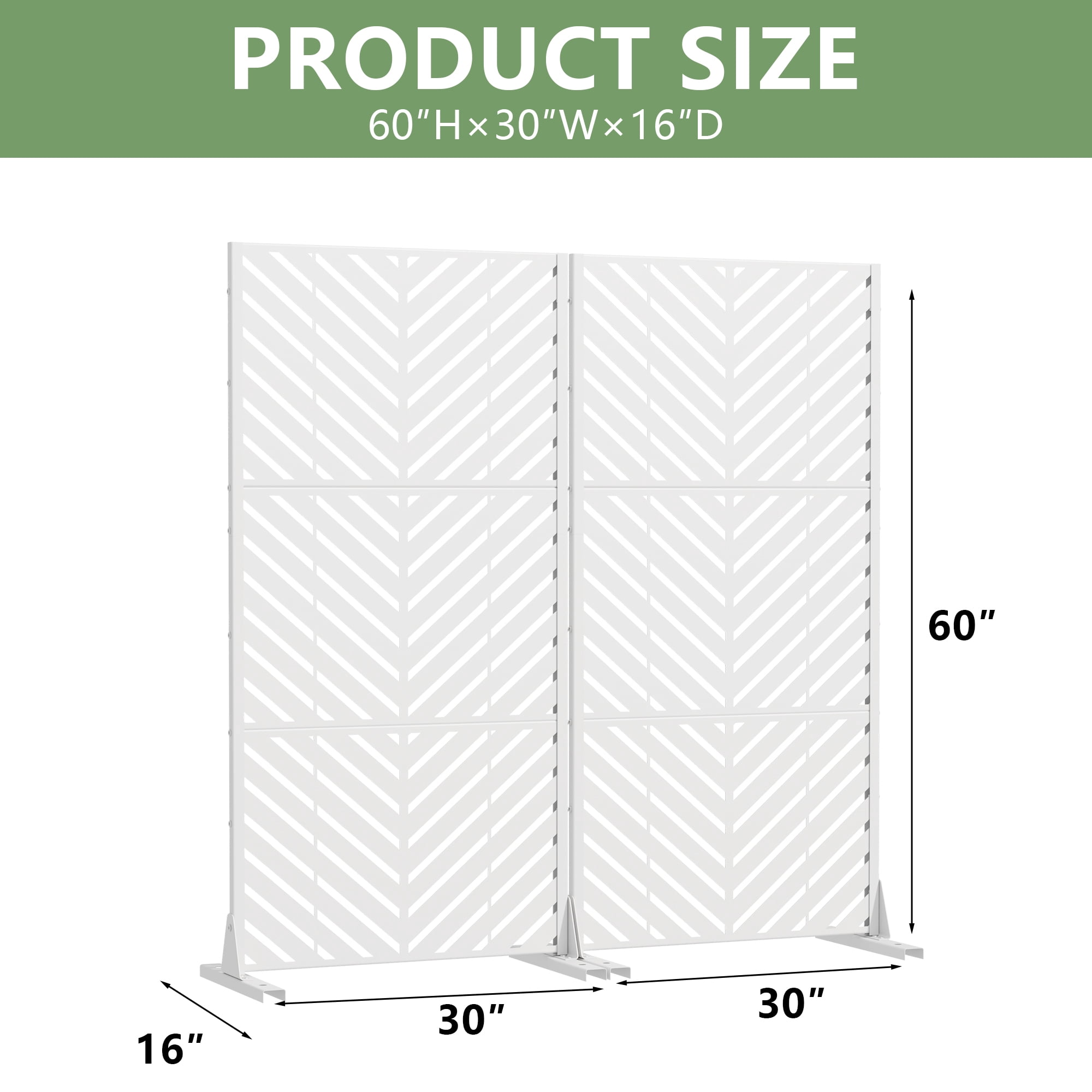 Privacy Metal Screen Fence Panel