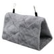 thumbnail image 2 of Acogedora hamaca de felpa para pájaros: cama cálida de invierno y juguete para mascotas (gris, M), 2 of 10