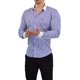 thumbnail image 4 of Camisa John Leopard Shirt Metal Emblem Manga Larga Slim Full, 4 of 7