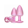 thumbnail image 5 of Ouch! International Paris Collection Ensemble de Plug Anal en Métal, Rose, 5 of 5