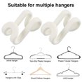 thumbnail image 4 of YAOMOBB Closet Space Saver Hooks Set of 20 Hanger Connection Hooks S Shaped Multi Layer Connecting Space Saving Design for All Hanger Types Clothing Organizer, 4 of 7