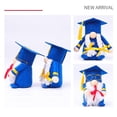 thumbnail image 4 of Temporada De Graduación Azul Con Gafas, Muñeca Sin Rostro, Adornos De Regalo De Graduación Suaves Y Cómodos Cateissary FN007786-02, 4 of 6