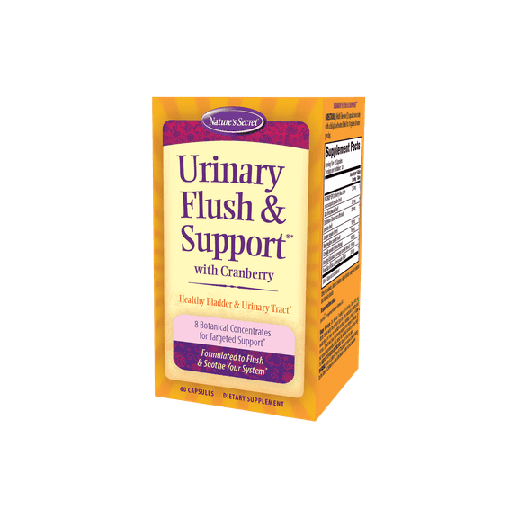 Nature’s Secret Urinary Flush & Support with Cranberry - 60 Capsules