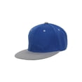 thumbnail image 1 of TopHeadwear Polyester Deux Tons Snapback - Royal/gris, 1 of 2