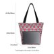 thumbnail image 3 of Disketp Hearts And Lines Bolsa de Hombro Casual para Mujer, Bolso Cruzado para Compras, Viajes y Uso Diario, 3 of 6