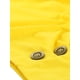 thumbnail image 5 of Blusa de mujer con fruncidos Inspire Chic, decoración de botones, cuello en V, manga 3/4, top de punto sólido, tamaño M, color amarillo limón, 5 of 6