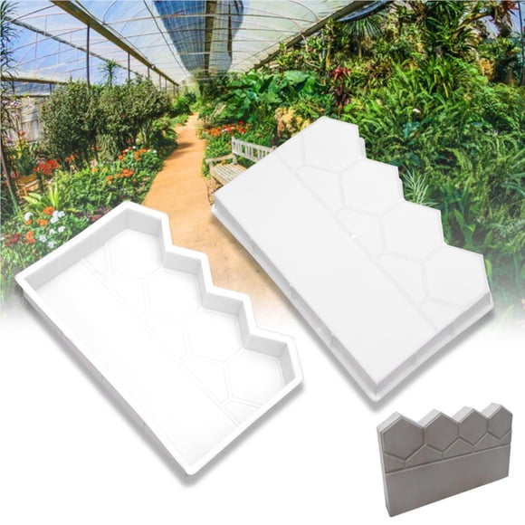 Molde De Cemento De Cercado Molde De Ladrillo De Plástico Duradero Para Jardín Advancent HA019241-00