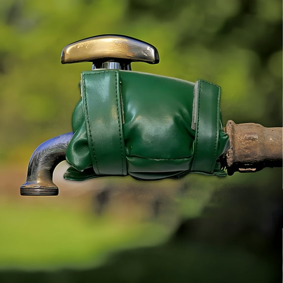 HIBIBUD Outdoor Faucet Covers for Winter Freeze Protection,7" x 10.2" Hose Bib Cover for Winter,Water Spigot Covers Winter Insulated,Pipe Wrap Insulation Cover Socks Outside Faucet Freeze Protector