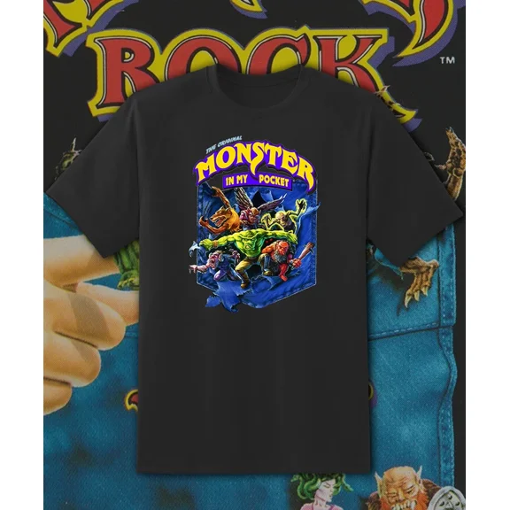 RARE Monster In My Pocket NES Game Retro Arcade Video Game T Shirt Fast Ship!