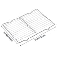 thumbnail image 3 of Felwors Stainless Steel Grill Rack Antiscalding Surround Furnace Bracket Household Baking Rectangular Oil Drain Rack, 3 of 8