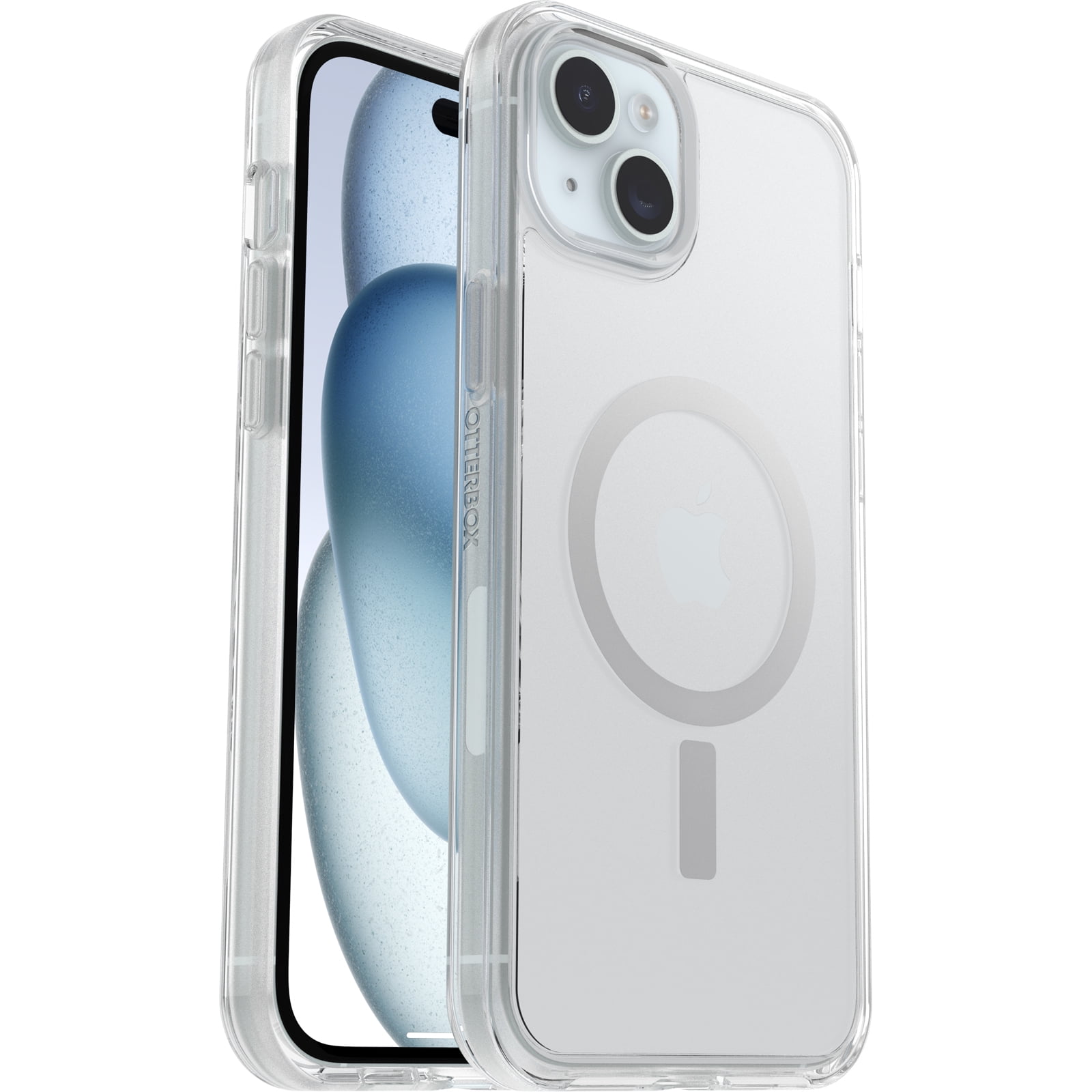 OtterBox Symmetry Series for MagSafe Case for Apple iPhone 15 Plus and iPhone 14 Plus - Clear