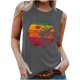 thumbnail image 1 of Camiseta holgada sin mangas con cuello redondo y estampado informal de verano para mujer Pompotops  lopia992839, 1 of 5