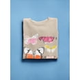 thumbnail image 3 of Chromatic Butterflies I Sweatshirt Women -June Erica Vess Designs, Female 4X-Large, 3 of 4