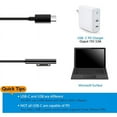 thumbnail image 2 of Connect to USB C Charging Cable for Surface Pro 3/4/5/6/7,Surface Go, 2 of 8