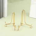 thumbnail image 3 of Soporte ExhibicióN Dorado, Soporte para Manualidades, Soporte para Libros, Pedestal para Fotos, para Platos, Estante para Platos, Caballete, DecoracióN Almacenamiento-15Cm, 3 of 5