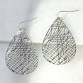 thumbnail image 3 of Humble Chic Silver Dangle Earrings For Women - Boho Filigree Teardrop Earrings, 3 of 9