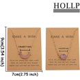 thumbnail image 2 of GHSDFBB Best Friend Jewelry We Go Together Necklace Set Sun Moon Necklace Set Imitation Natural Stone Resin Friendship Necklace Message Card Gift Card for Best Friend Girlfriend (Necklace Se, 2 of 7