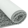 thumbnail image 4 of Unique Bargains Non-Slip Soft Fluffy Shag Washable Plush Bath Rugs for Bedroom Grey-2 20"x32", 4 of 7